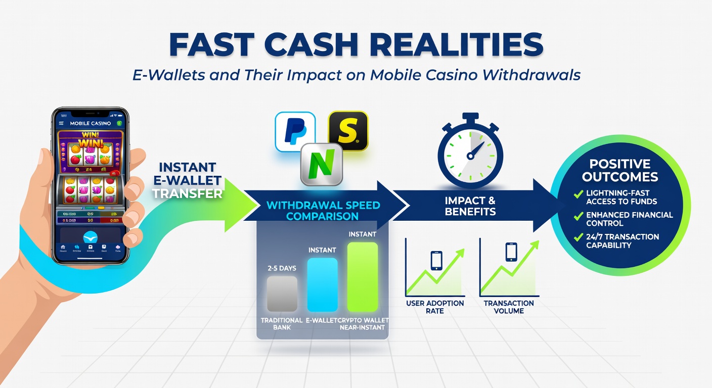 Grafik mit Vergleichstabelle von E-Wallet-Auszahlungszeiten in verschiedenen Casinos, inklusive Balkendiagrammen